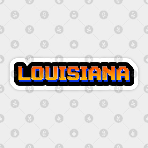Louisiana Sticker by Decideflashy